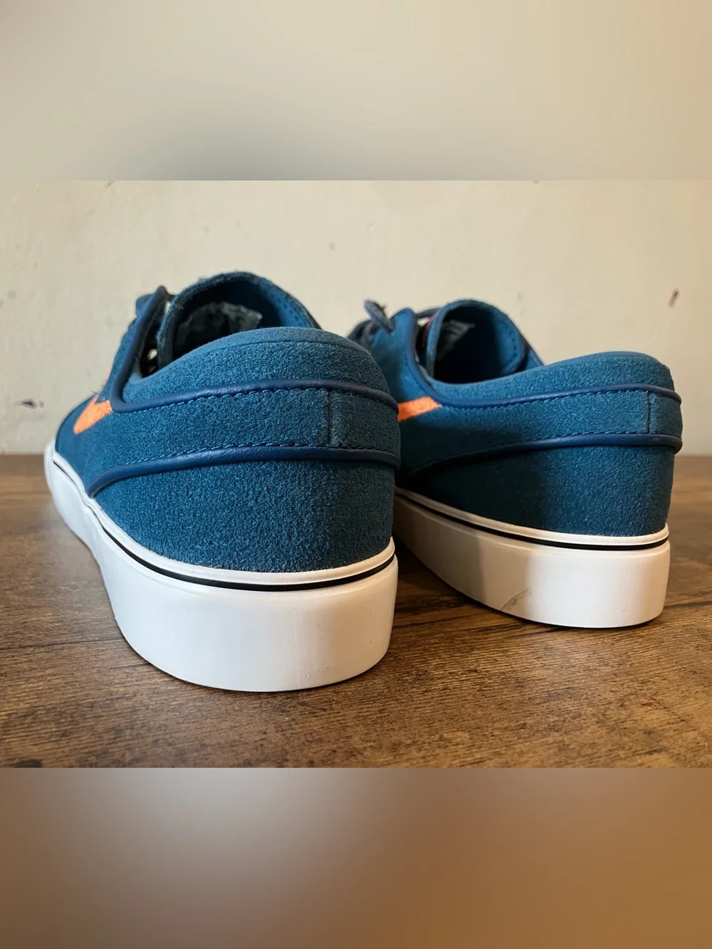 Nike SB Zoom Janoski OG+ Blue Force Campfire Orange